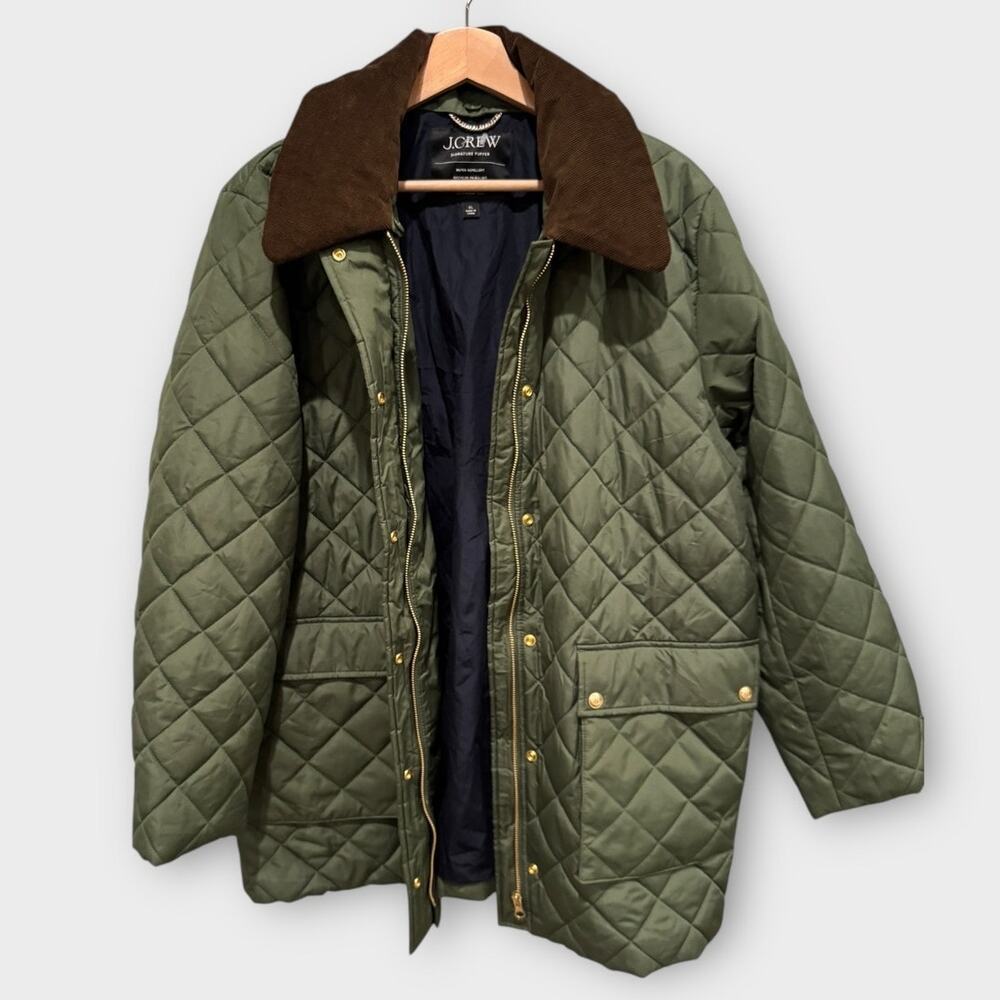 J. Crew Heritage quilted Barn Jacket with PrimaLoft Size XL - Picture 6 of 15